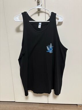 Suna Men Black North Shore Hawaii Surf Graphic Tank Top Sleeveles Heavyweight XL